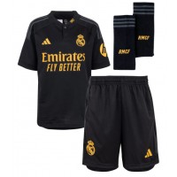Camiseta Real Madrid Aurelien Tchouameni #18 Tercera Equipación Replica 2023-24 para niños mangas cortas (+ Pantalones cortos)